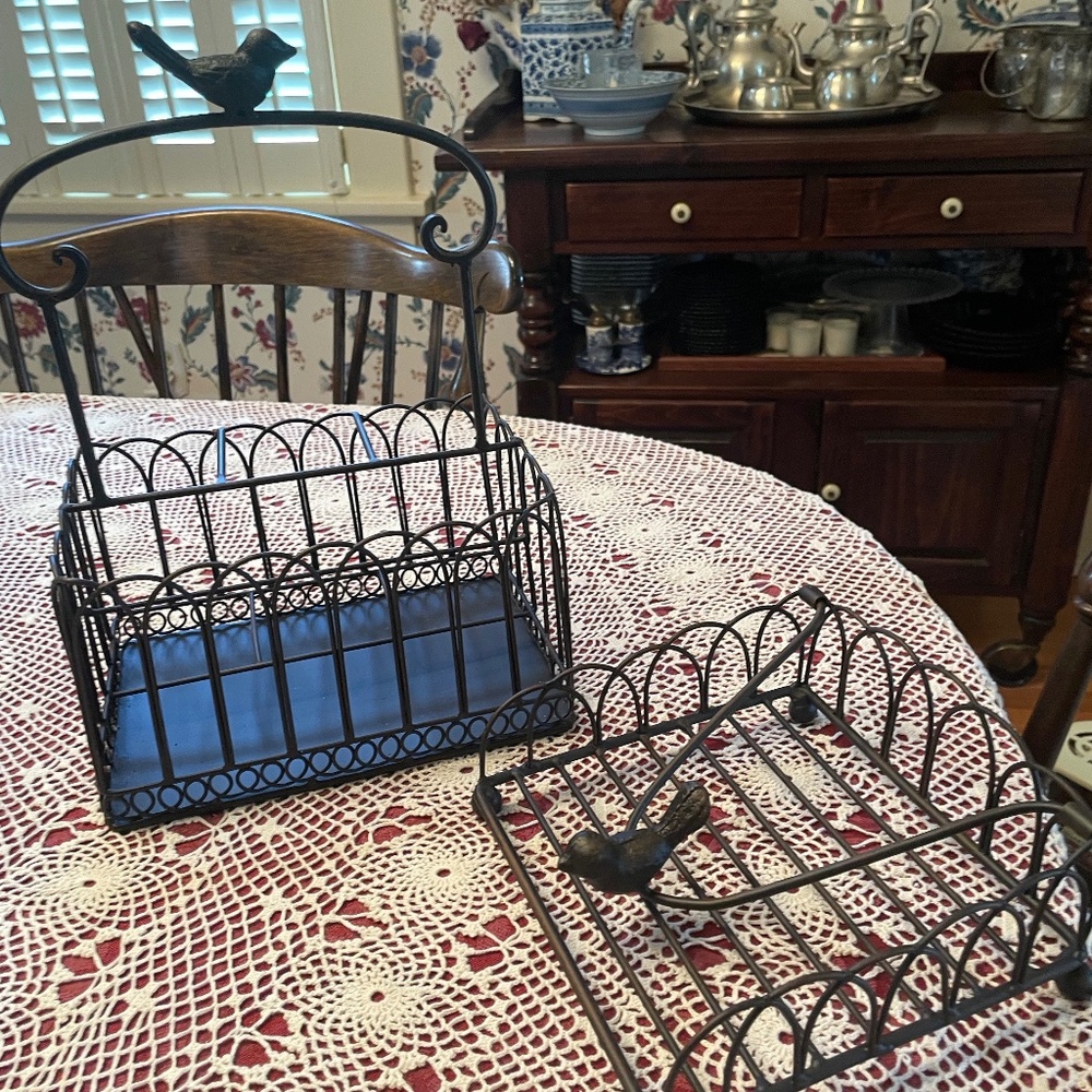 Silverware and napkin caddies